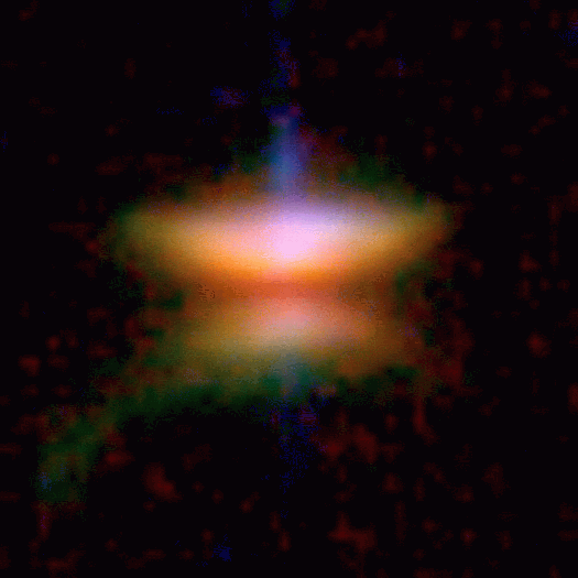 HST color image of edge-on disk around HH30